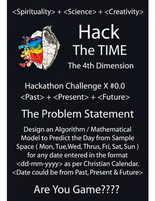 Hack the time. the 4th dimension
