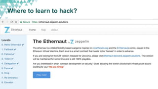 Where to learn to hack?
 