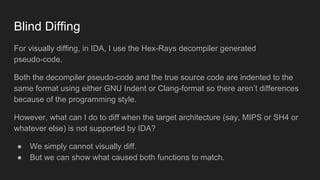 Pigaios: A Tool for Diffing Source Codes against Binaries (Hacktivity ...