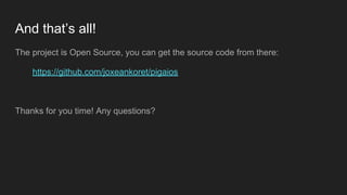 Pigaios: A Tool for Diffing Source Codes against Binaries (Hacktivity ...