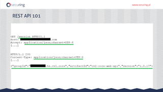 www.securing.pl
REST API 101
 