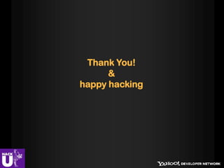 Thank You!
      &
happy hacking
 