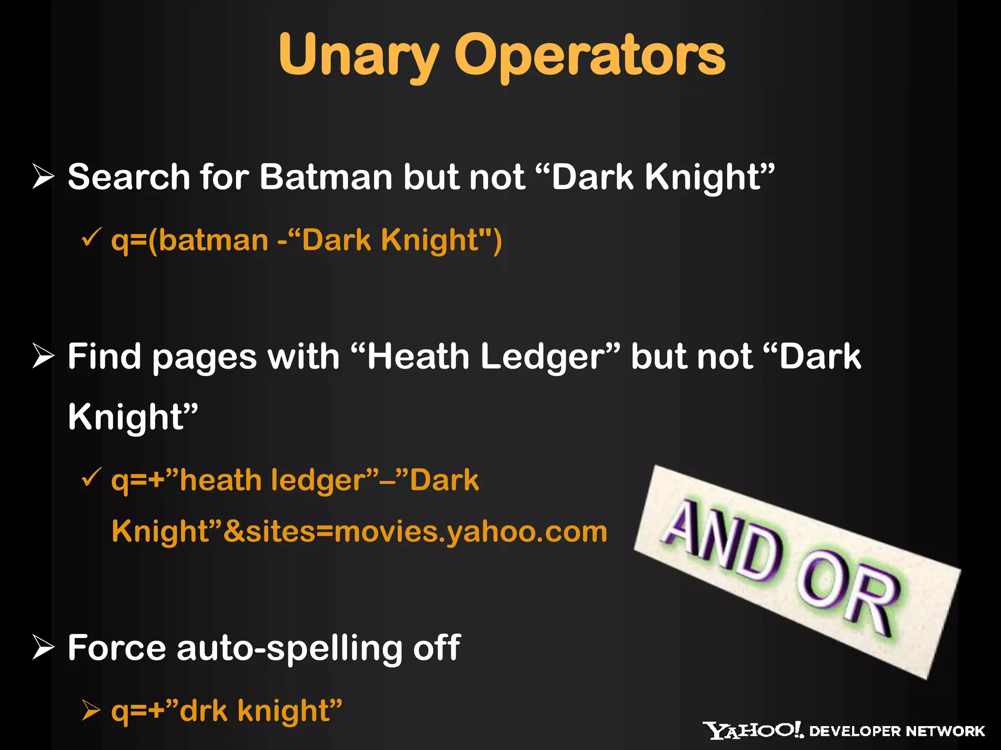 What else do I get?Web and Limited Web results 