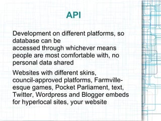 An API  