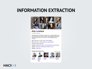 INFORMATION EXTRACTION
 