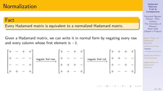 Random Hadamard Matrix hadamard_talk_ray_nguyen.pdf