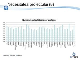 Necesitatea proiectului (8)
 