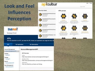 Look and Feel
Influences
Perception
 