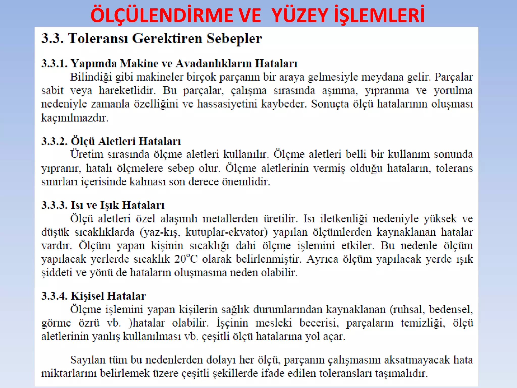 HADDELEMENİN MEKANİK ESASLARI  