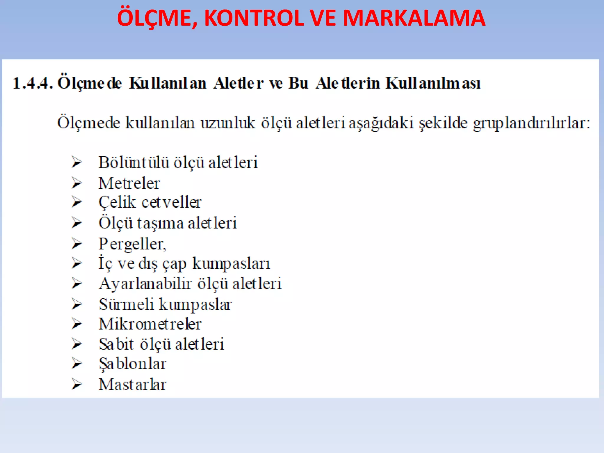 HADDELEMENİN MEKANİK ESASLARI  