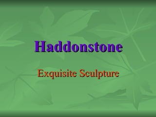 Haddonstone Exquisite Sculpture 