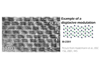 Modulated materials with electron diffraction | PPTX