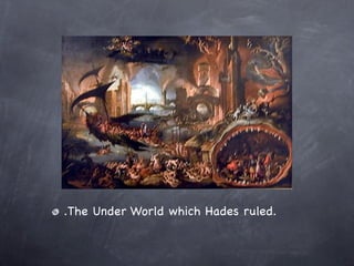 .The Under World which Hades ruled.
 