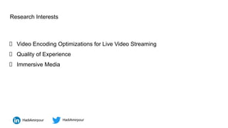 Video Encoding Optimization for Live Video Streaming