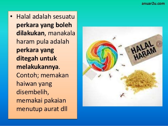 HADIS : HALAL DAN HARAM SEM 2