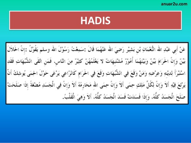 Hadis Mencari Yang Halal Tingkatan 2 Gambar Islami