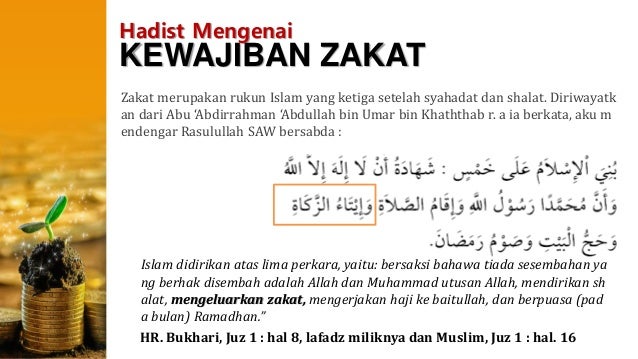 Hadist Mengenai Kewajiban Zakat