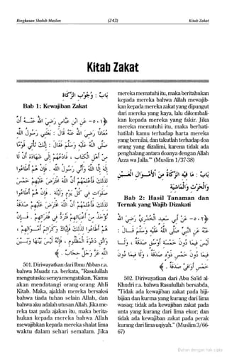 Hadist shahih muslim