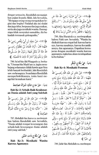 Hadist shahih muslim