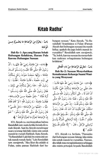 Hadist shahih muslim