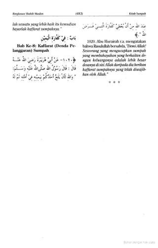 Hadist shahih muslim