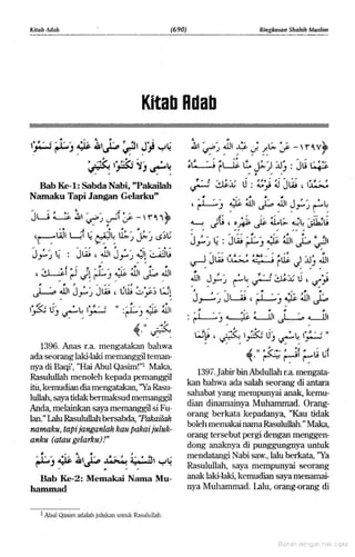 Hadist shahih muslim