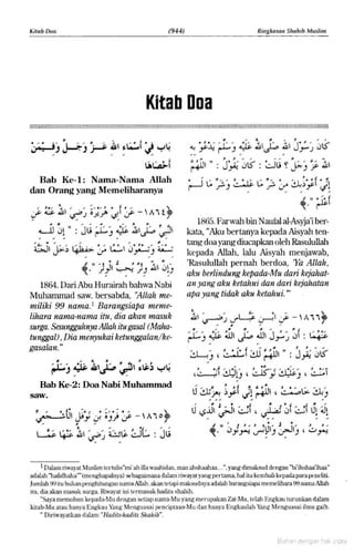 Hadist shahih muslim