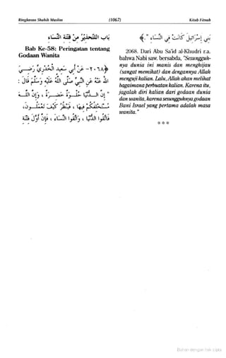 Hadist shahih muslim