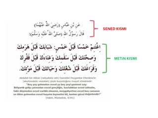 SENED KISMI
METiN KISMI
 