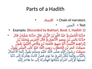 Hadith Example Comprehensive Introduction to Hadith: Types, Reliability, and Quotation ...