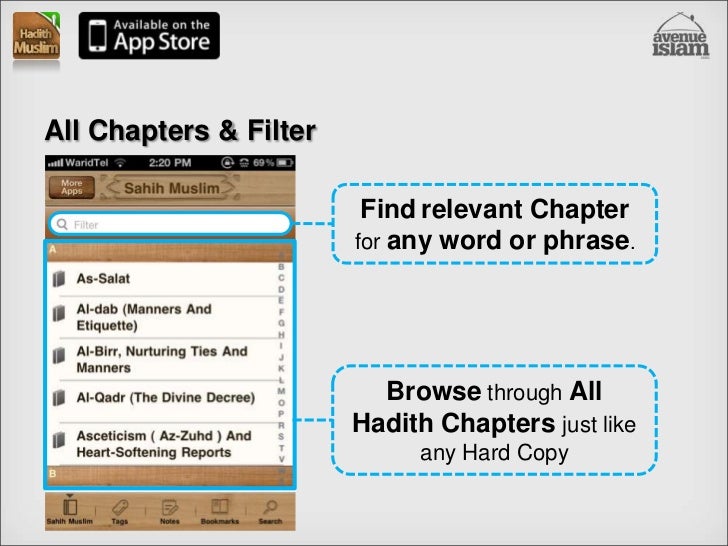 Hadith muslim - iPhone, iPod, iPad App
