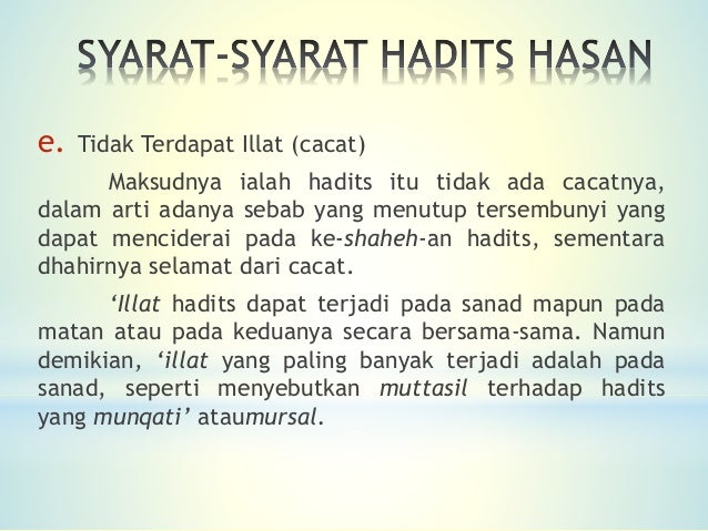 Contoh Hadits Lengkap Sanad Matan Dan Rawi Barisan Contoh