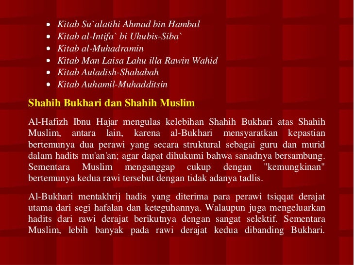 Contoh Hadits Shahih Pendek Beserta Sanadnya - Nusagates