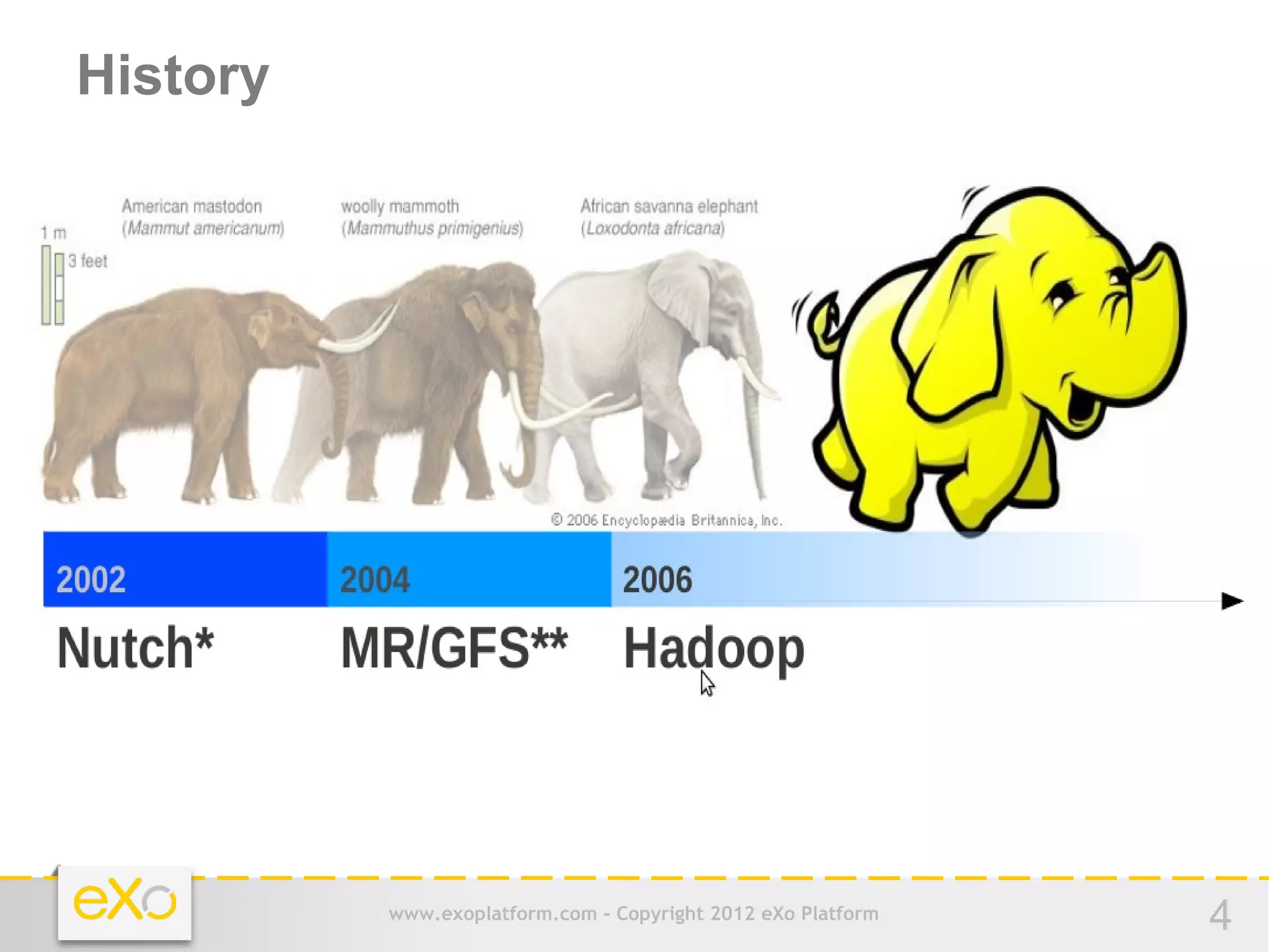 History




          www.exoplatform.com - Copyright 2012 eXo Platform   4
 
