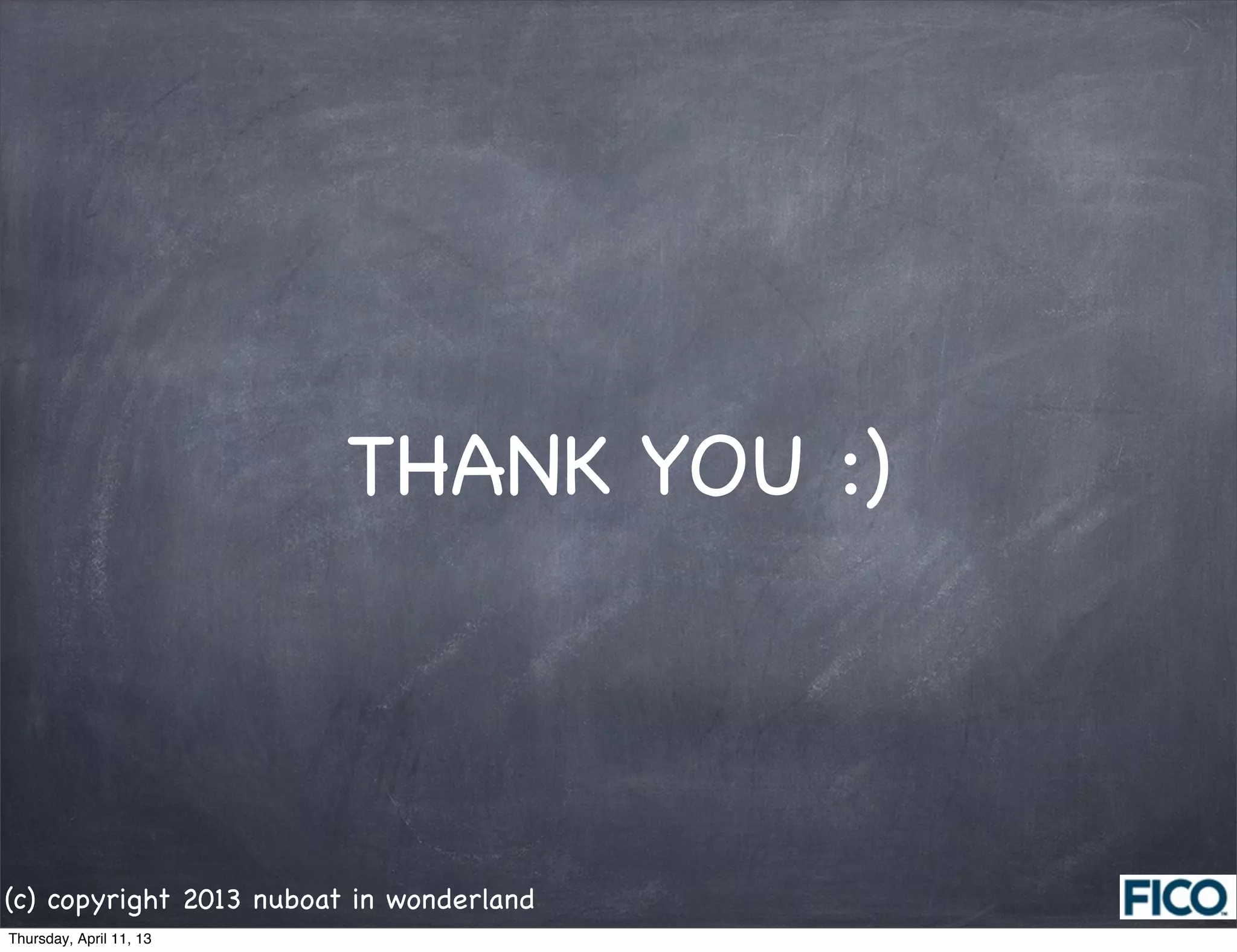 THANK YOU :)



(c) copyright 2013 nuboat in wonderland
Thursday, April 11, 13
 