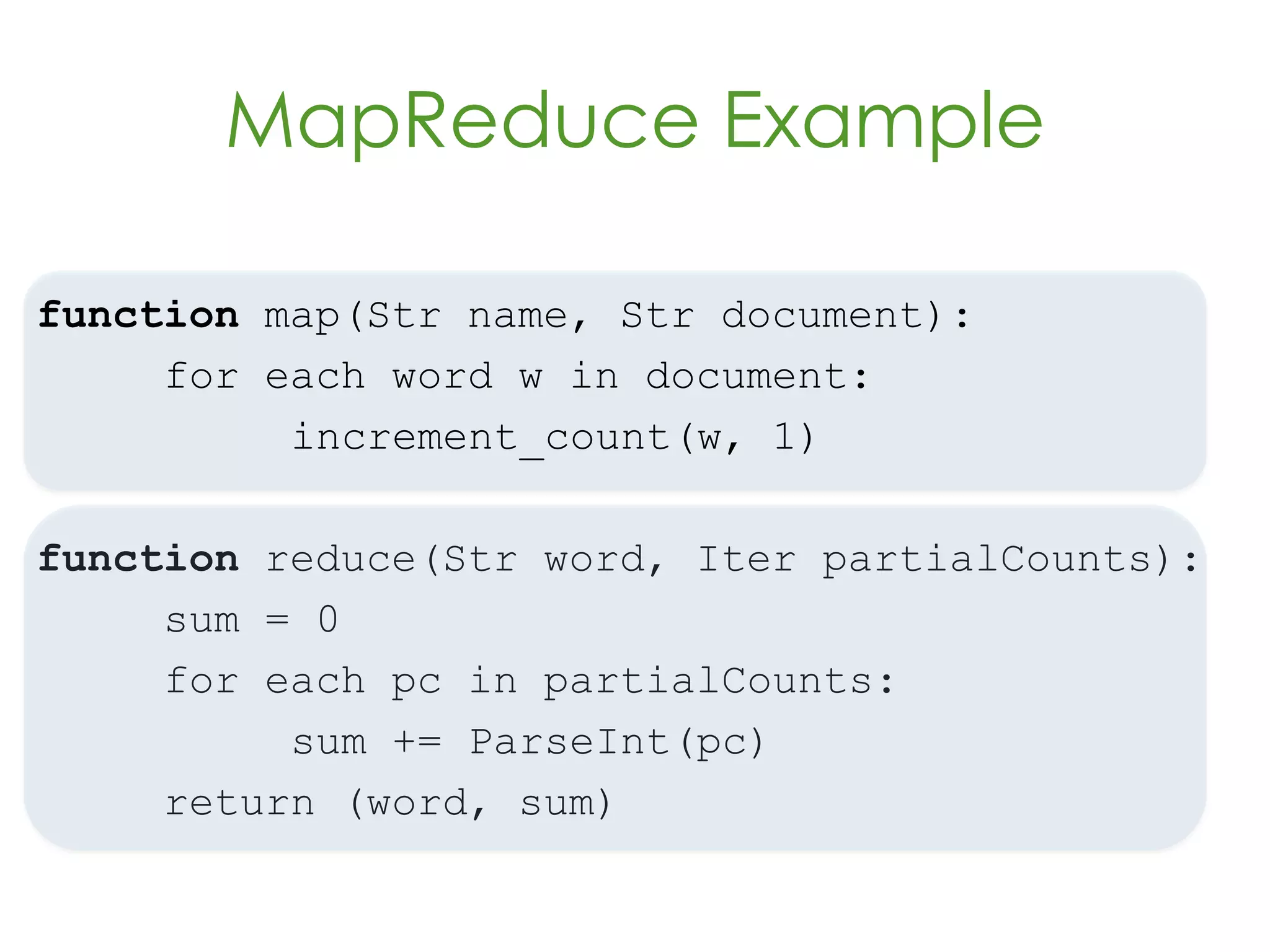 Hadoop MapReduce
Image Credit: http://www.drdobbs.com/database/hadoop-the-lay-of-the-land/240150854
 