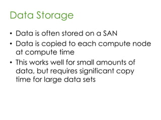 Parallel Processing
• Distributed systems allow scalable
computation (more
processors, working simultaneously)
INPUT OUTPUT
 