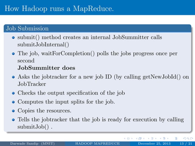 Hadoop Mapreduce | PPT