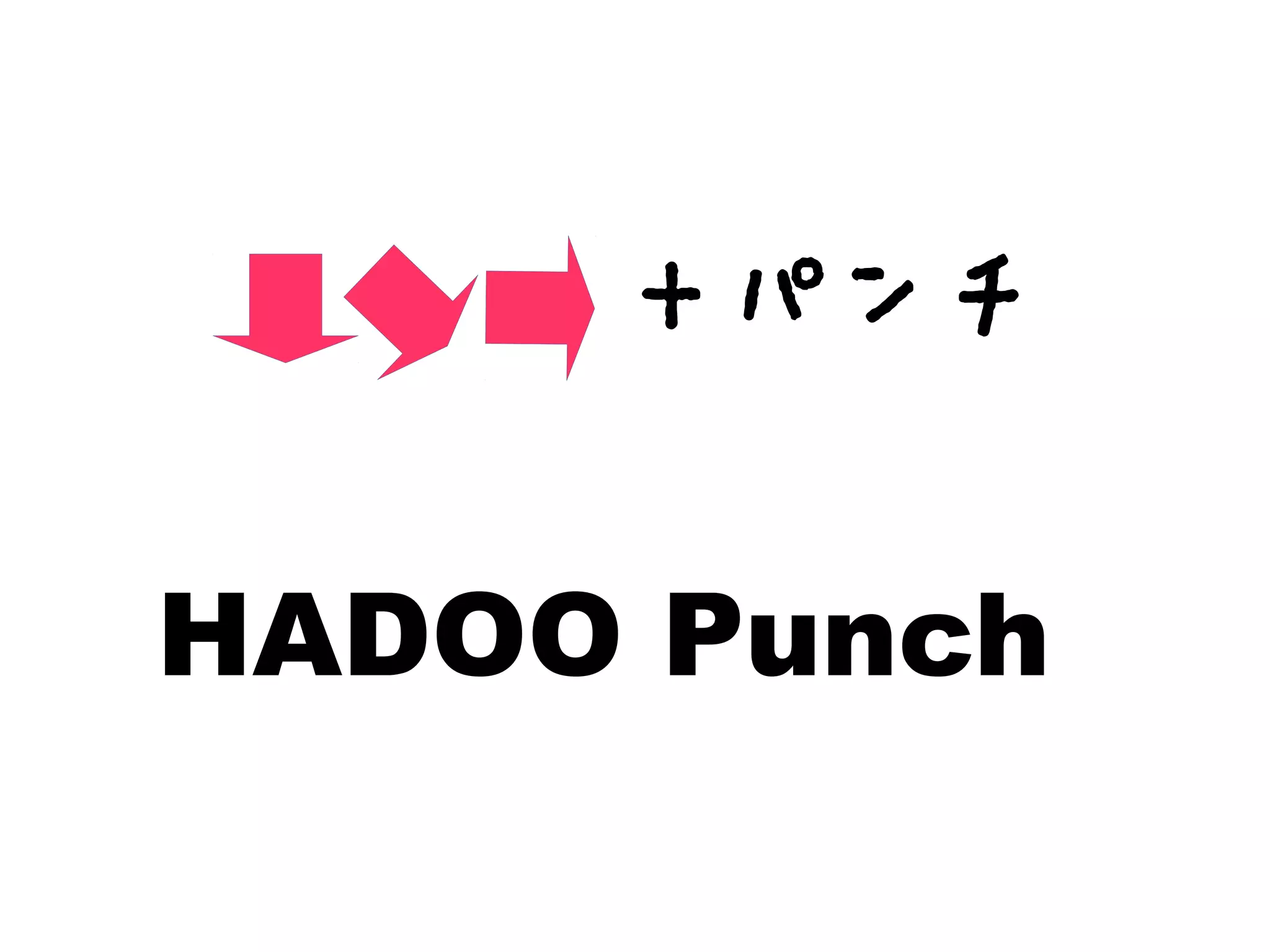 ＋パンチ
HADOO Punch
 
