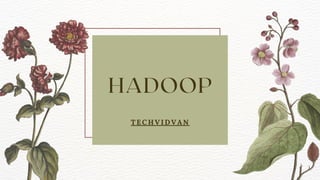 HADOOP
TECHVIDVAN
 