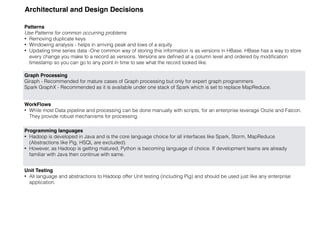Hadoop - Architectural road map for Hadoop Ecosystem | PDF
