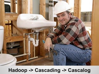Hadoop -> Cascading -> Cascalog

 