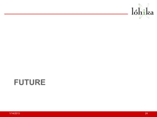 FUTURE


1/14/2013   24
 