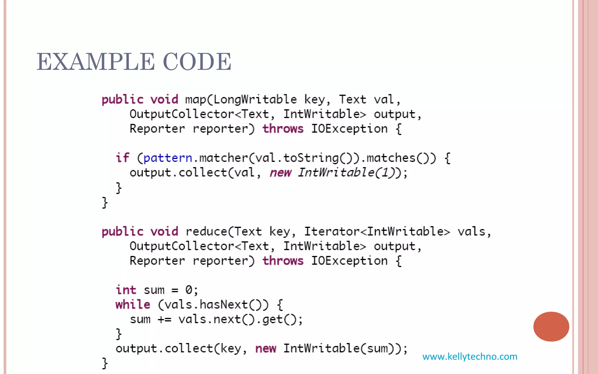 EXAMPLE CODE
www.kellytechno.com
 
