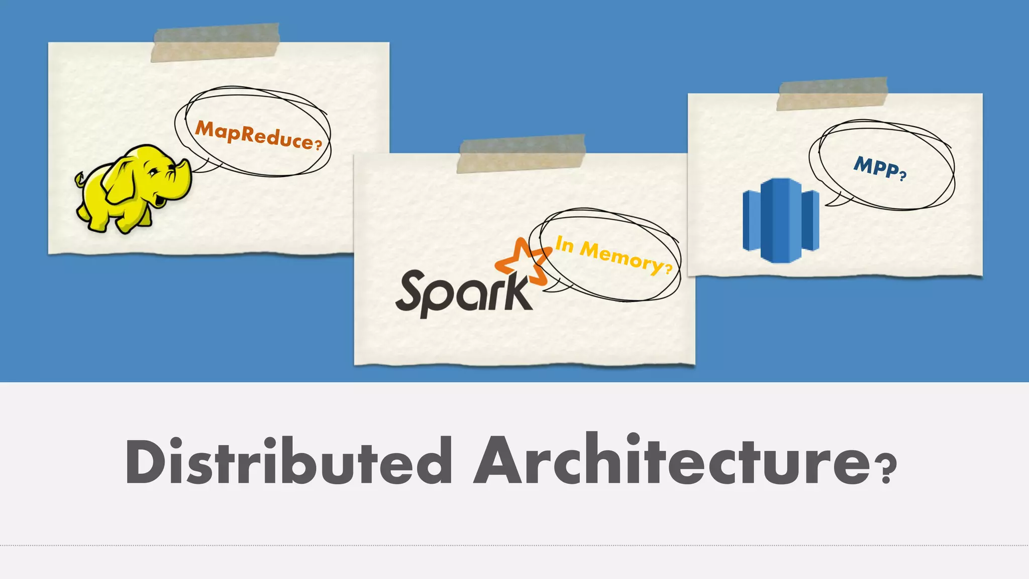 Distributed Architecture?
 