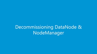 www.edureka.co/big-data-and-hadoopEDUREKA HADOOP CERTIFICATION TRAINING
Decommissioning DataNode &
NodeManager
 