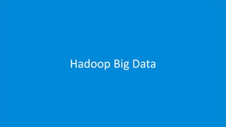 Hadoop Big Data
 