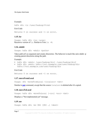 hadoop Commands basic code for programming.pdf