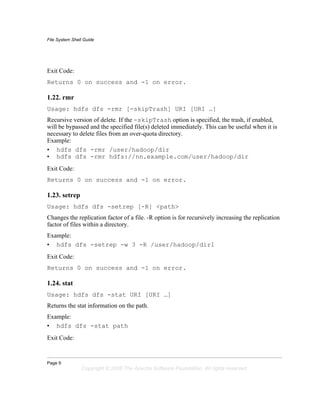 hadoop Commands basic code for programming.pdf