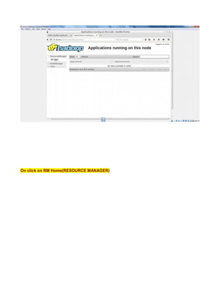 On click on RM Home(RESOURCE MANAGER)
 